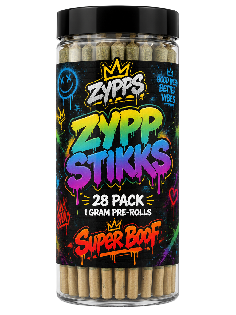 Super Boof ZYPP STIKKS 28 PACK